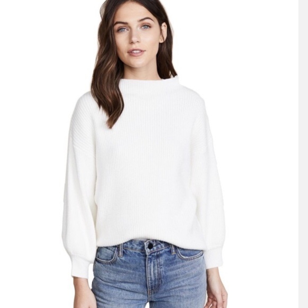 Line & Dot
Funnel-Neck Ribbed Sweater